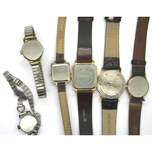 63 - Mixed ladies wristwatches to include Seiko and Excalibur (6). P&P Group 1 (£14+VAT for the first lot... 