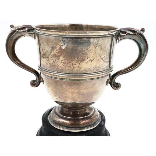 68 - Wirral Hunt Point-to-Point Races 1906 Farmers Race hallmarked silver trophy, presented by RM Laird, ... 