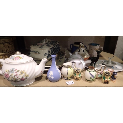 1061 - *** WITHDRAWN *** Quantity of mixed ceramics including Limoges and Wedgwood. Not available for in-ho... 