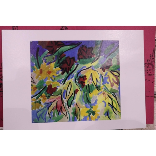 2103 - Nerys Anne Johnson (contemporary) watercolour on paper, Palazzo Campo San Boldo Venice, 22 x 25 cm, ... 