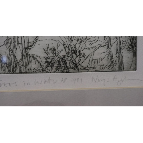 2103 - Nerys Anne Johnson (contemporary) watercolour on paper, Palazzo Campo San Boldo Venice, 22 x 25 cm, ... 