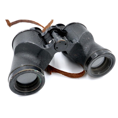 173 - Pair of WWII Canadian field binoculars dated 1944 with case. P&P Group 2 (£18+VAT for the first lot ... 