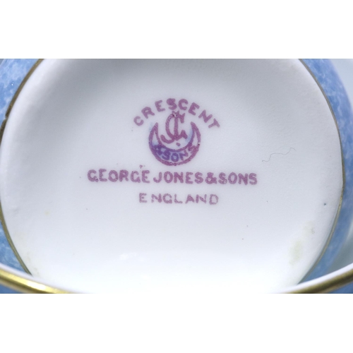 244 - George Jones Crescent China Bachelor tea service, slight use marks but otherwise good, no chips or c... 