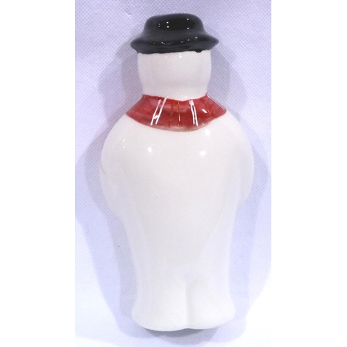 271 - Anita Harris Snowman, signed in gold, H: 16 cm, no cracks or chips. P&P Group 1 (£14+VAT for the fir... 