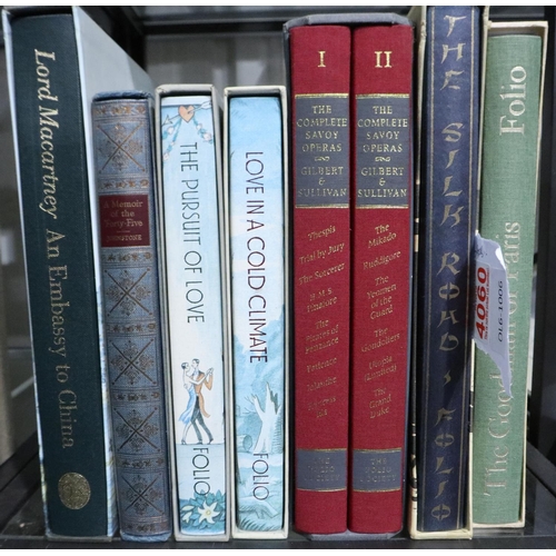 418 - Eight Folio Society books including The Goodman of Paris. P&P Group 3 (£25+VAT for the first lot and... 