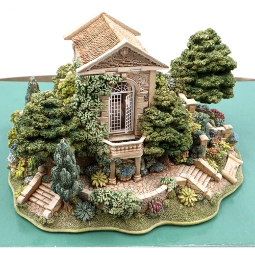 205 - Boxed Lilliput Lane Limited Edition no 0106, Hestercombe Gardens, with deeds, 20 x 20 cm, excellent ... 