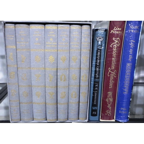 429 - Ten Folio Society books including Life on the Mississippi by Mark Twain. P&P Group 3 (£25+VAT for th... 