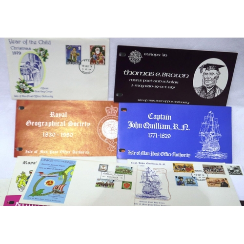 443 - Collection of Isle of Man Post Office article Authority stamp booklets and stamps and others example... 