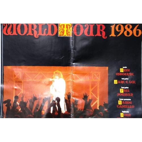 449 - Rock programmes, Ozzy Osbourne 1986 World Tour and Randy Rhoads Tribute. P&P Group 1 (£14+VAT for th... 