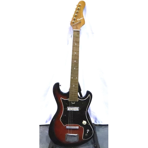 470 - Vintage 1970s made in Japan Sumbro strat style electric guitar. Not available for in-house P&P