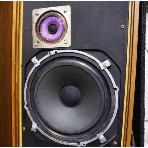 465A - Pair of Wharfedale Linton 2 speakers. Not available for in-house P&P