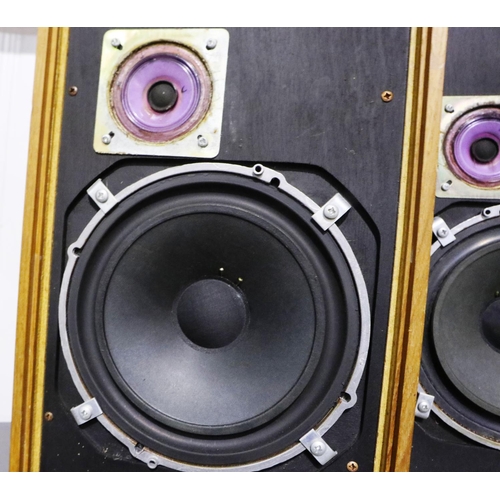 465A - Pair of Wharfedale Linton 2 speakers. Not available for in-house P&P