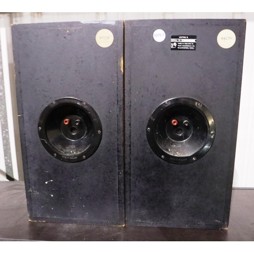 465A - Pair of Wharfedale Linton 2 speakers. Not available for in-house P&P