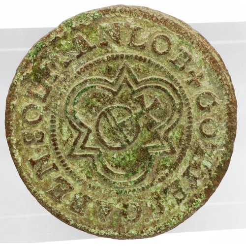 3012 - Medieval trade Jetton, Orb type. P&P Group 0 (£5+VAT for the first lot and £1+VAT for subsequent lot... 