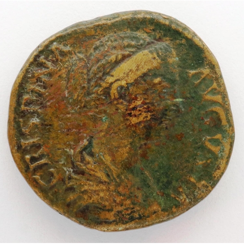 3013 - 177AD Crispina Sestertius, wife to Commodus. P&P Group 0 (£5+VAT for the first lot and £1+VAT for su... 