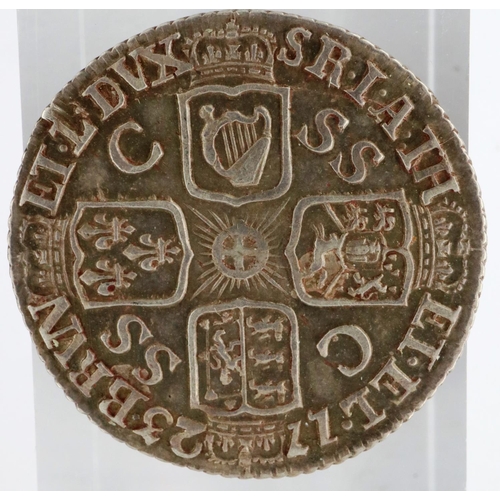 3016 - 1723 silver sixpence, South Sea Company issue. P&P Group 0 (£5+VAT for the first lot and £1+VAT for ... 