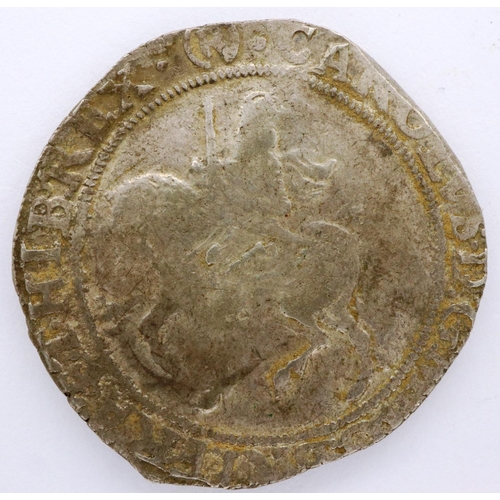 3017 - 1644 Charles I silver hammered half crown, Tower mint. P&P Group 0 (£5+VAT for the first lot and £1+... 