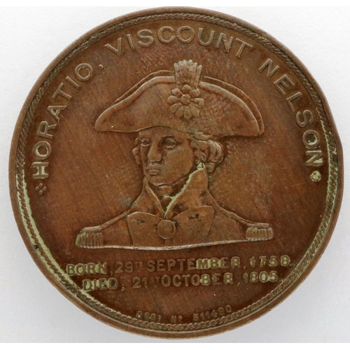 3042 - Lord Nelson Shipping commemorative medal token. P&P Group 0 (£5+VAT for the first lot and £1+VAT for... 