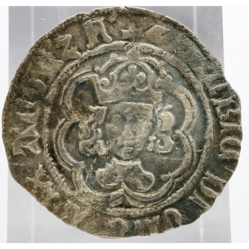 3053 - Silver hammered half groat, Plantagenet. P&P Group 0 (£5+VAT for the first lot and £1+VAT for subseq... 