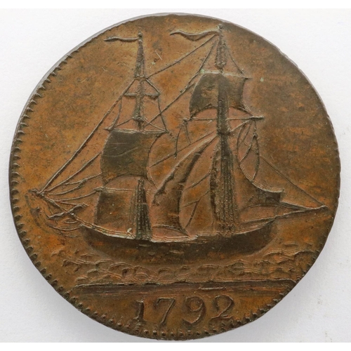 3067 - 1792 John Wilkinson iron master token. P&P Group 1 (£14+VAT for the first lot and £1+VAT for subsequ... 