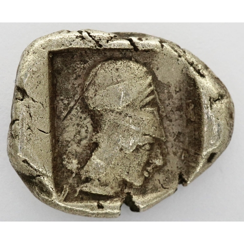 3073 - 440BC Pamphylia silver side stater with pomegranate and Athena, 10.46g. P&P Group 0 (£5+VAT for the ... 