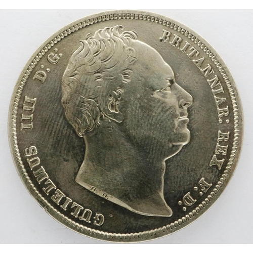 3091 - 1836 William IV silver half crown. P&P Group 0 (£5+VAT for the first lot and £1+VAT for subsequent l... 