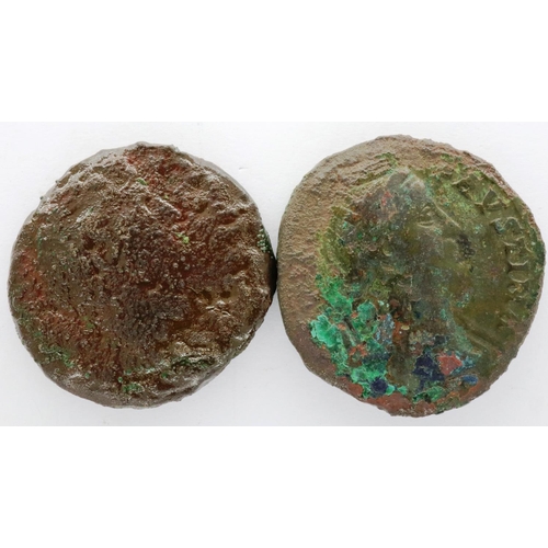 3093 - Two Roman bronze provincial coins. P&P Group 0 (£5+VAT for the first lot and £1+VAT for subsequent l... 