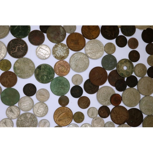 3107 - Collection of UK and worldwide coins. P&P Group 0 (£5+VAT for the first lot and £1+VAT for subsequen... 