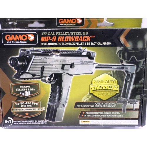 2008 - Gamo MP9 CO2 .177 semi automatic air gun, boxed. P&P Group 2 (£18+VAT for the first lot and £3+VAT f... 