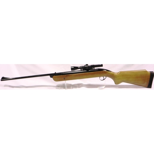 2017 - BSA .22 cal air rifle with 1.5 x 15 scope. P&P Group 3 (£25+VAT for the first lot and £5+VAT for sub... 