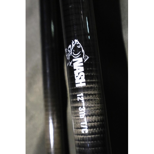 2045 - Nash 12 foot carbon fibre rod in bag. Not available for in-house P&P