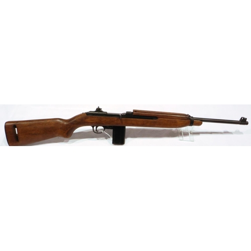 2054 - Full size M1 carbine replica, with moving parts. P&P Group 3 (£25+VAT for the first lot and £5+VAT f... 