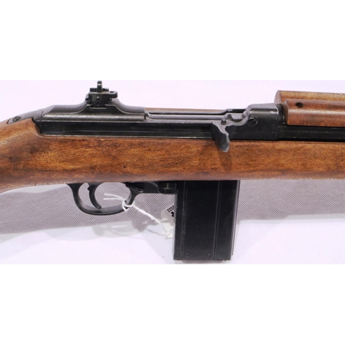 2054 - Full size M1 carbine replica, with moving parts. P&P Group 3 (£25+VAT for the first lot and £5+VAT f... 