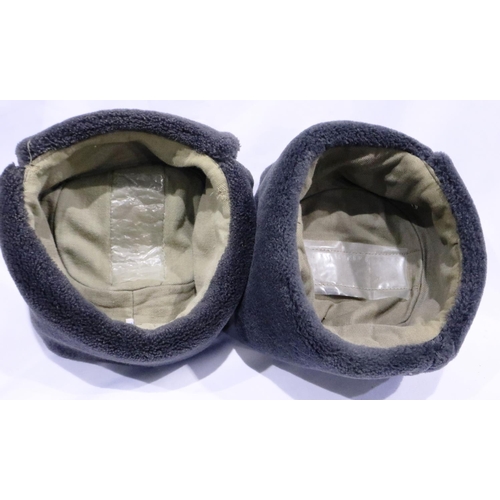 2132 - Two East German Luftwaffe ushankas. P&P Group 2 (£18+VAT for the first lot and £3+VAT for subsequent... 