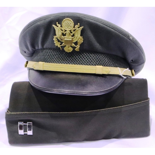 2146 - Two post-war American military caps. P&P Group 2 (£18+VAT for the first lot and £3+VAT for subsequen... 