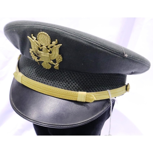 2146 - Two post-war American military caps. P&P Group 2 (£18+VAT for the first lot and £3+VAT for subsequen... 