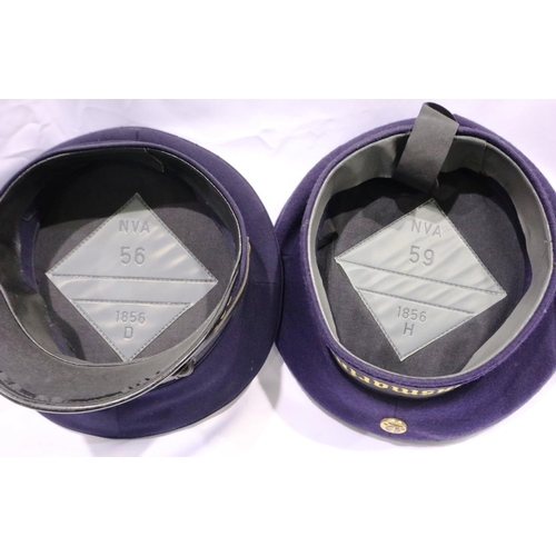 2160 - Two East German Naval caps. P&P Group 2 (£18+VAT for the first lot and £2+VAT for subsequent lots)