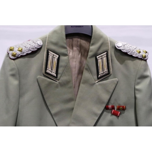 2171 - East German Border Guards double-breasted dress jacket. P&P Group 2 (£18+VAT for the first lot and £... 