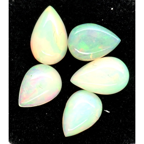 105 - Quantity of loose pear shaped opals, largest 8.5 mm. P&P Group 1 (£14+VAT for the first lot and £1+V... 