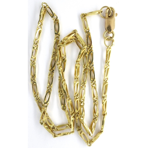 36 - 9ct gold neck chain, L: 45 cm, 8.6g. P&P Group 1 (£14+VAT for the first lot and £1+VAT for subsequen... 