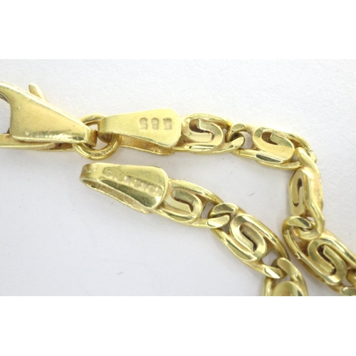 94 - A contemporary 14ct gold heavy gauge neck chain, L: 45 cm, 16.9g. P&P Group 1 (£14+VAT for the first... 