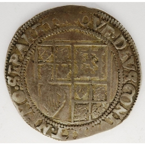 3061 - 1603 James VI silver hammered shilling, Tower mint. P&P Group 0 (£5+VAT for the first lot and £1+VAT... 