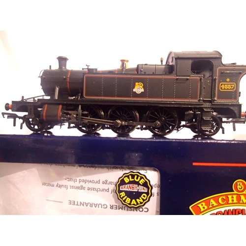 2017 - OO scale Bachmann 32-129 class 4-5XX, Prairie tank Black, 4557, Early Crest, detail fitted, very goo... 