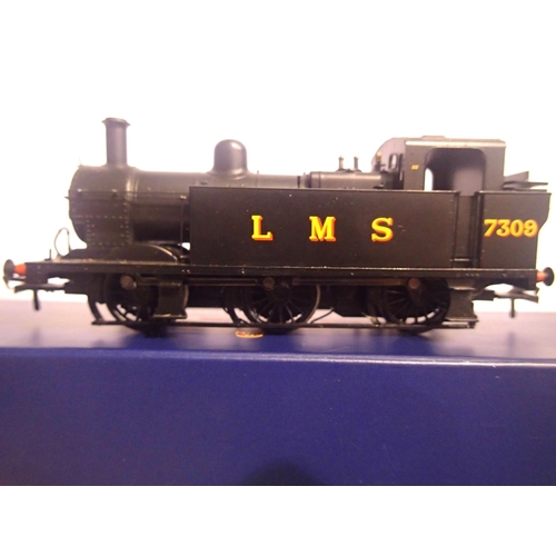 2024 - OO scale Bachmann 32-227A class 3F, Jinty, Black LMS 7309, detail fitted, very good to excellent con... 