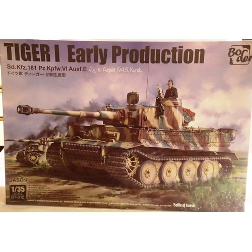 2048 - Border 1/35 scale plastic kit, BT-010 Tiger 1 early production tank, as used at the battle of Kursk ... 