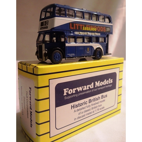 2118 - Forward models 1/76 scale bus, Daimler Hull corporation EDH-13, near mint/ boxed. P&P Group 1 (£14+V... 