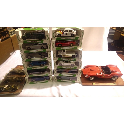 2197 - Corgi/Mobil performance car collection x12, excellent condition, boxes with storage wear and three C... 