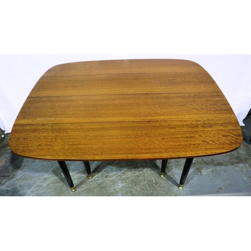 3120 - E Gomme for G Plan, a mid 20th century suite of dining furniture, comprising a drop leaf table (132 ... 