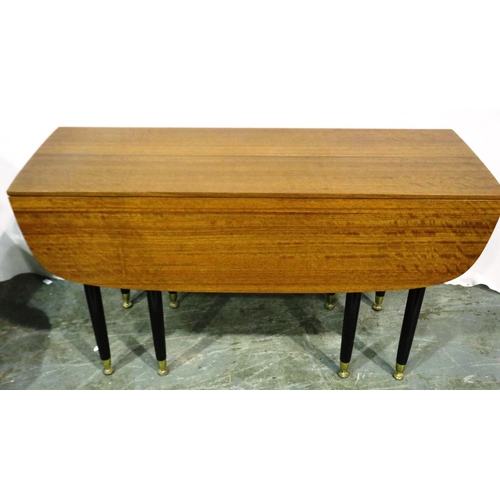 3120 - E Gomme for G Plan, a mid 20th century suite of dining furniture, comprising a drop leaf table (132 ... 