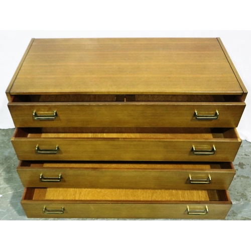 3123 - E Gomme for G Plan teak chest of four long drawers, 96 x 46 x 77 cm H. Not available for in-house P&... 